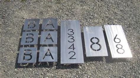 laser cut letters and numbers